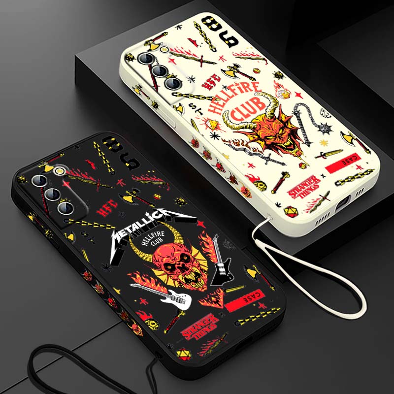 Samsung Galaxy S24 - Cover per telefono con cordino liquido