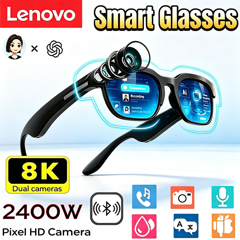 Smart Glasses Lens - Occhiali Intelligenti Lenovo con Fotocamera da