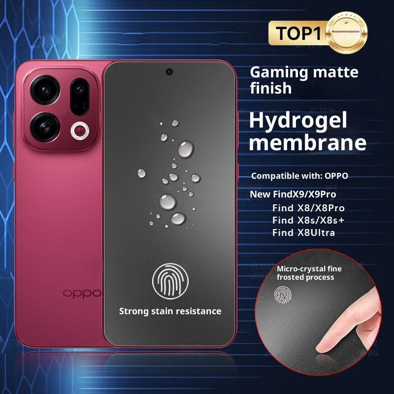 Oppo Find X8 - 3PCS 3D Curvo Frontale Opaco Idrogel