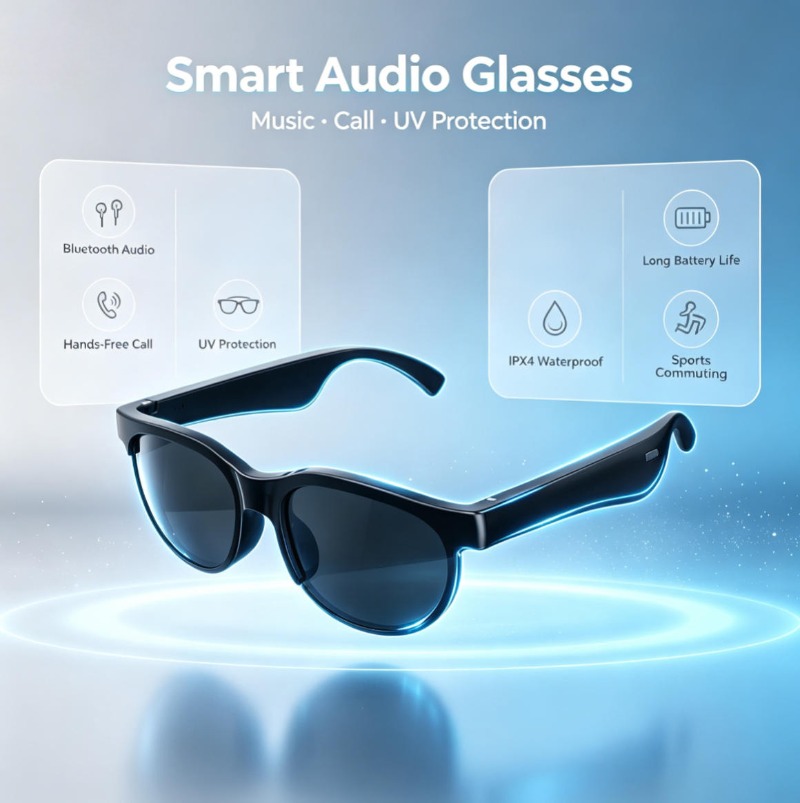 Occhiali da Sole Audio Intelli - Smart Glasses Lens recensione e prezzo